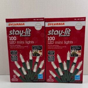 Stay-Lit Platinum LED Mini Lights - Warm White 200